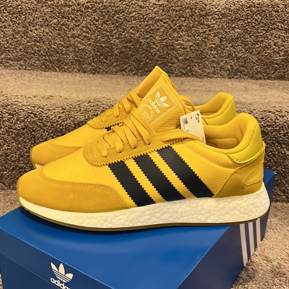 Adidas I-5923 Iniki Boost BD7612 Shoes Sneakers new yellow blue Men’s Sizes - Picture 7 of 12